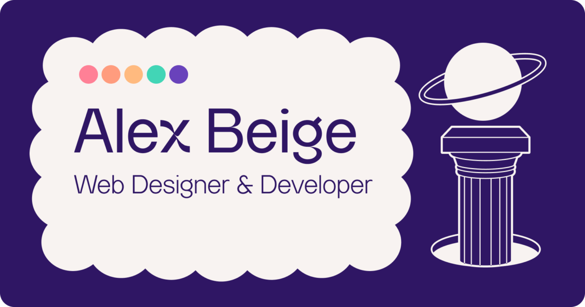 Alex Beige - Website Design Preview