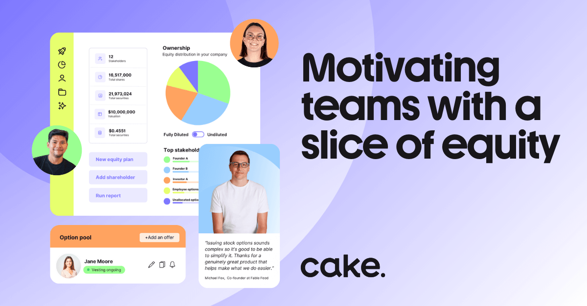 Cake Equity - Website Design Preview