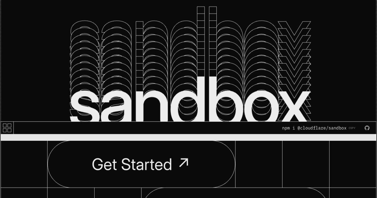 Cloudflare Sandbox - Website Design Preview