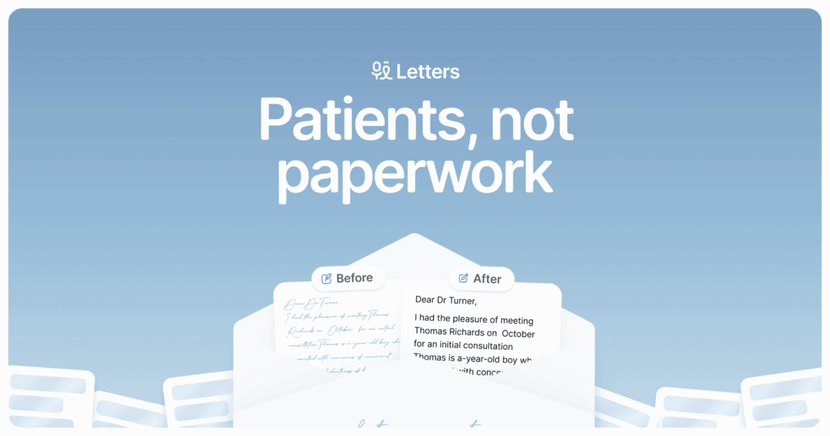 Letters - Website Design Preview